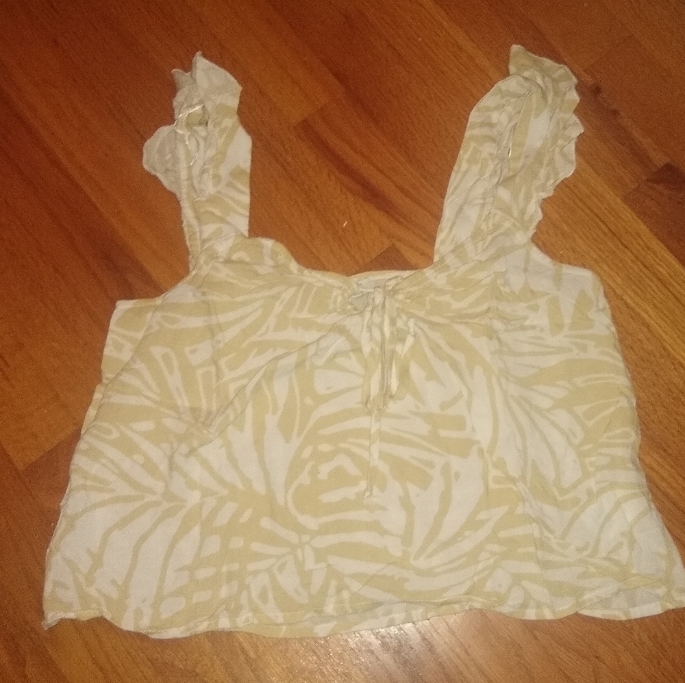 Beige Plant Design Crop